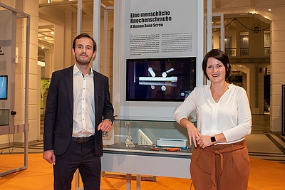 Sharkscrew: Lukas Pastl und Jennifer Gstöttenmayr von Surgebright. © Technisches Museum Wien/APA-Fotoservice/Godany