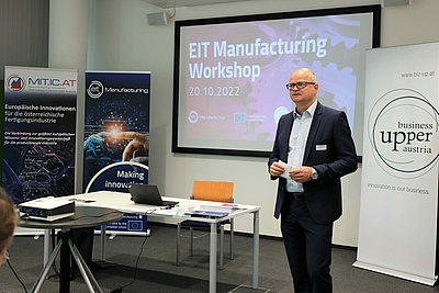 Klaus Oberreiter, Leiter Policy & Standortstrategie bei Business Upper Austria. © EIT Manufacturing East